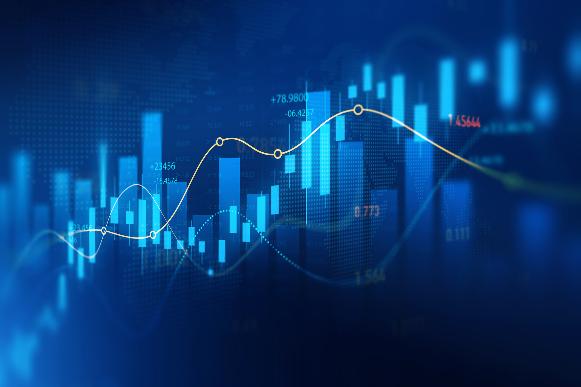 A Guide to Fixed Income Investments and Rising Gilt Yields 18 Rising financial graph